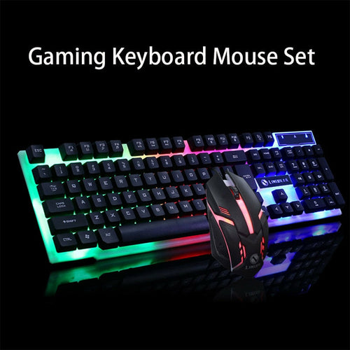 ErgoLite RGB Wired Gaming Keyboard + Mouse Combo