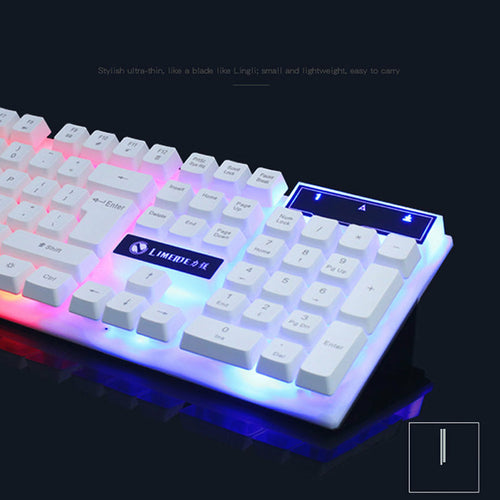 ErgoLite RGB Wired Gaming Keyboard + Mouse Combo