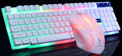 ErgoLite RGB Wired Gaming Keyboard + Mouse Combo