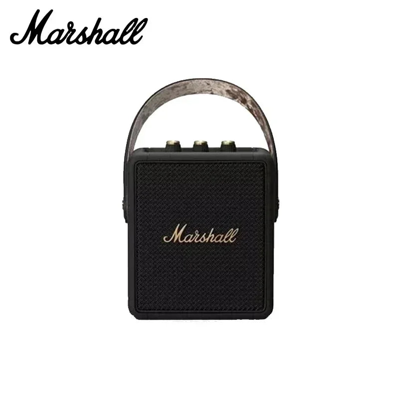 Marshall portable speaker on a white background