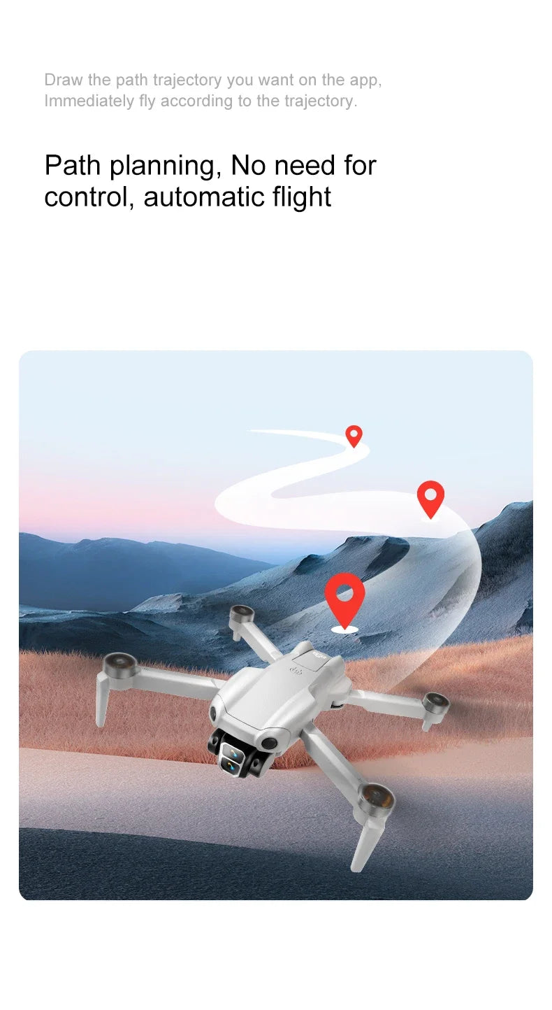 For Genuine A888 Pro Drone 4K Professional ESC Dual Camera Dron Optical Flow Localization 3-Sided Obstacle Avoidance Quadcopter