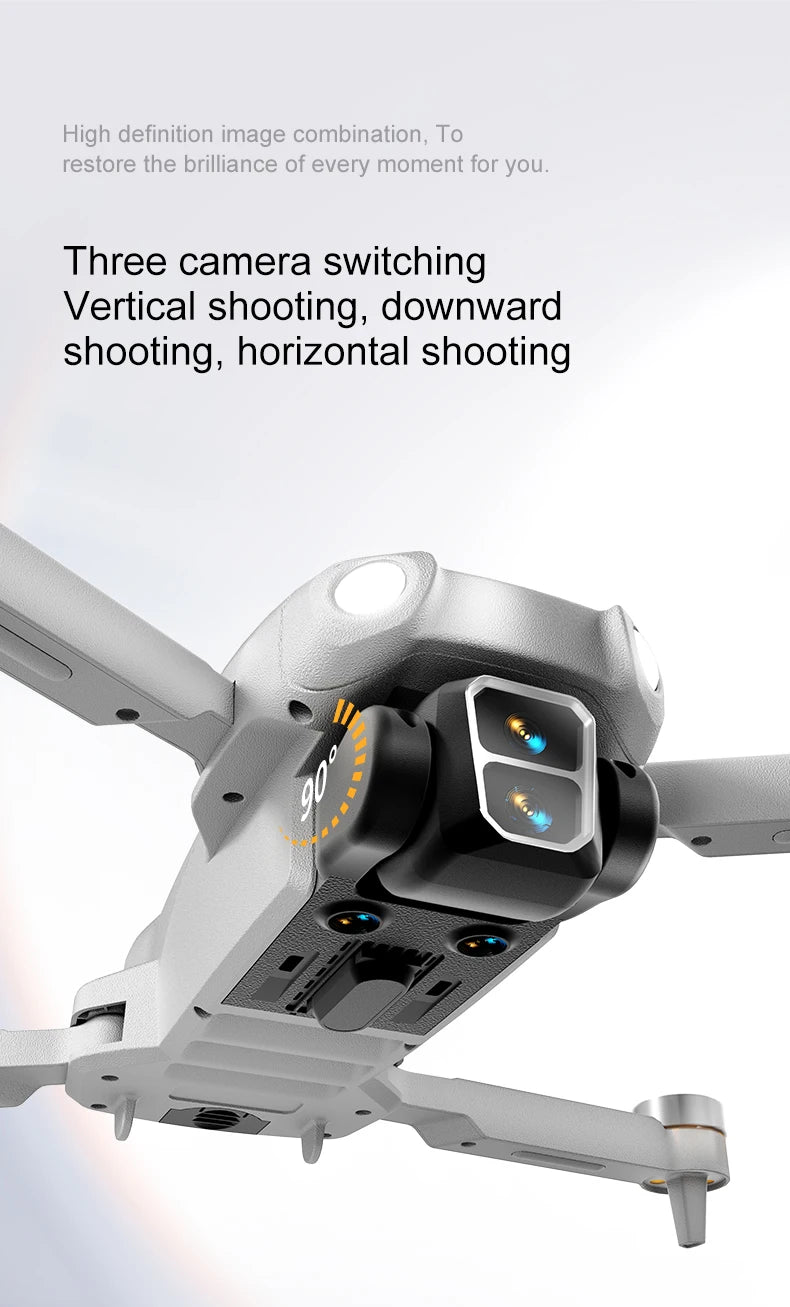 For Genuine A888 Pro Drone 4K Professional ESC Dual Camera Dron Optical Flow Localization 3-Sided Obstacle Avoidance Quadcopter