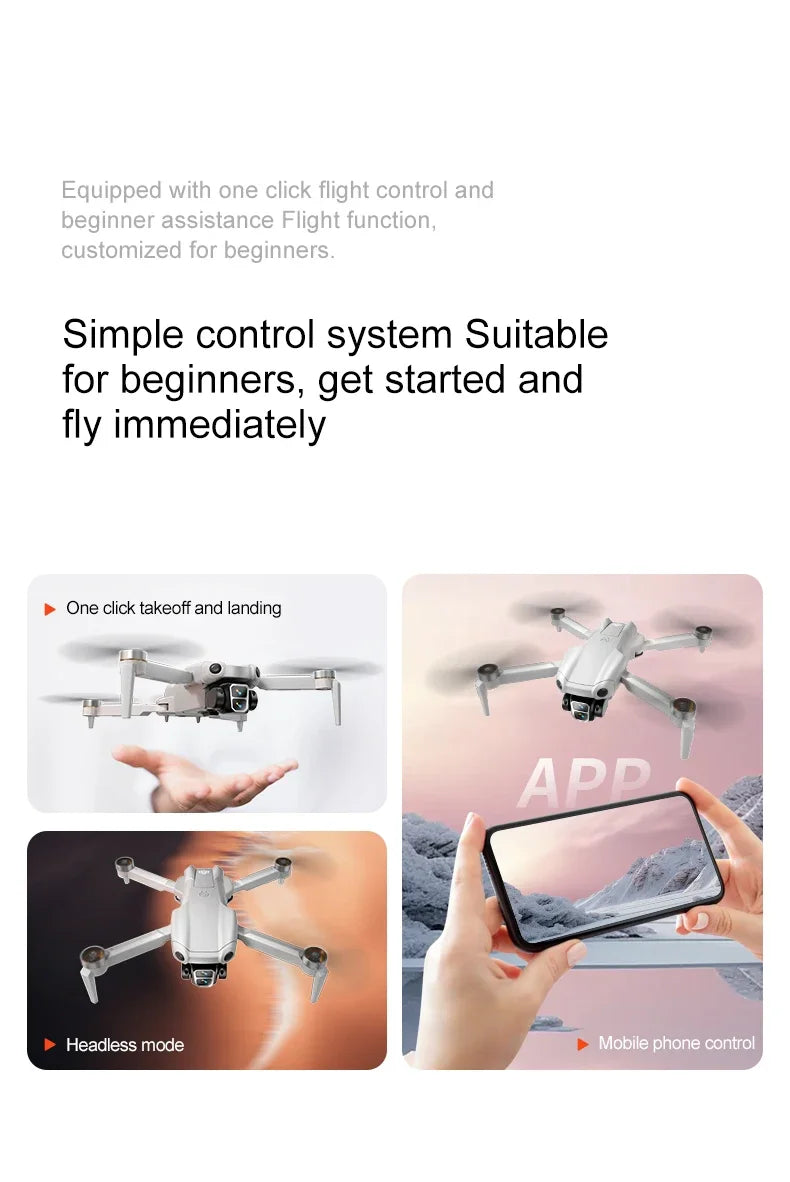 For Genuine A888 Pro Drone 4K Professional ESC Dual Camera Dron Optical Flow Localization 3-Sided Obstacle Avoidance Quadcopter