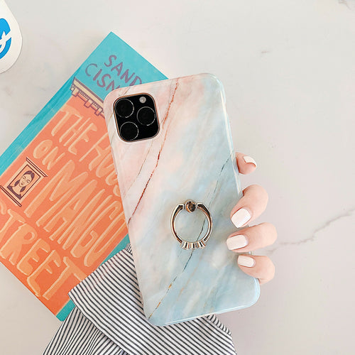 Elegant Marble iPhone Case – 360° Protection for All Models