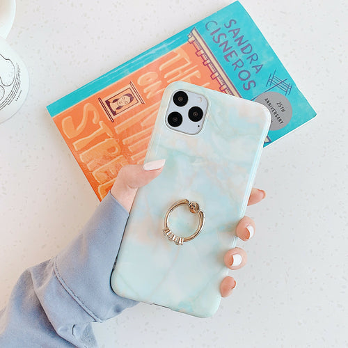 Elegant Marble iPhone Case – 360° Protection for All Models