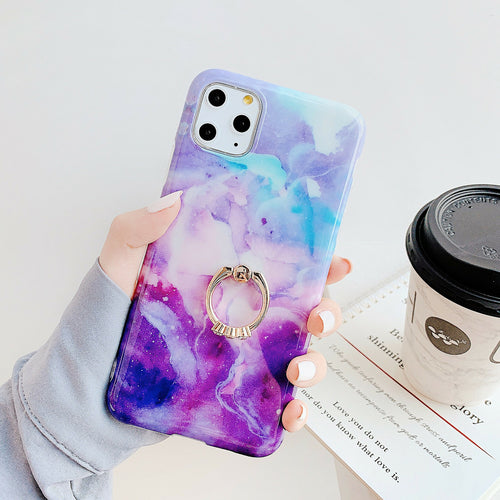 Elegant Marble iPhone Case – 360° Protection for All Models