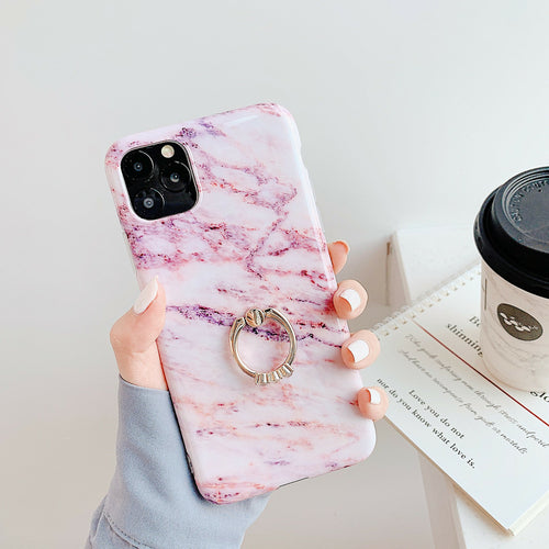 Elegant Marble iPhone Case – 360° Protection for All Models